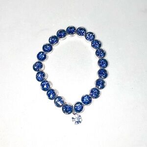 Elegant Blue Crystal Bracelet